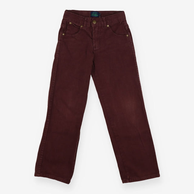Brown straight leg jeans
