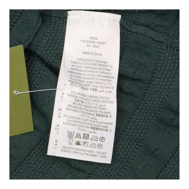 Cardigan Grey Marl Wool Blend V-Neck Button Front