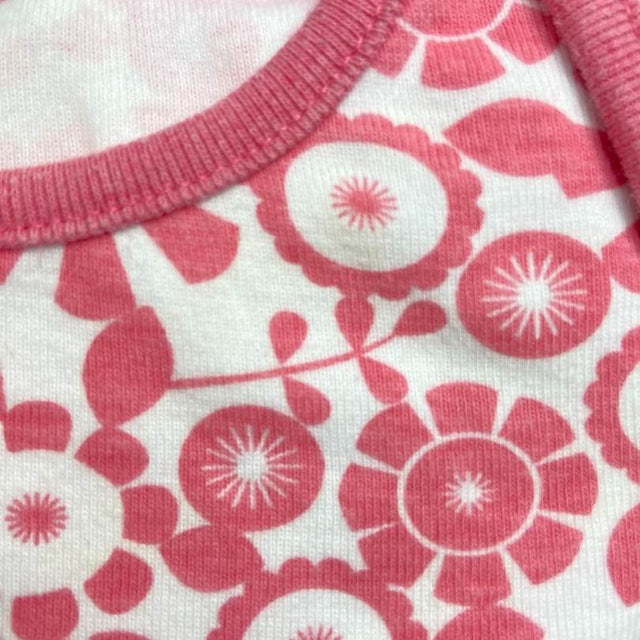 Pink Floral and Elephant Bird LS Tops 2pcs
