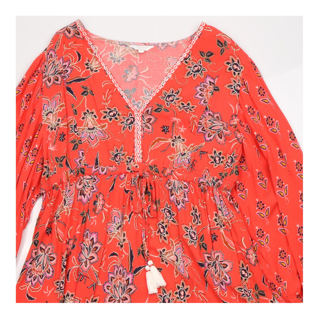 Dress Monsoon Beach Paisley Tiered Tassel Cover Up