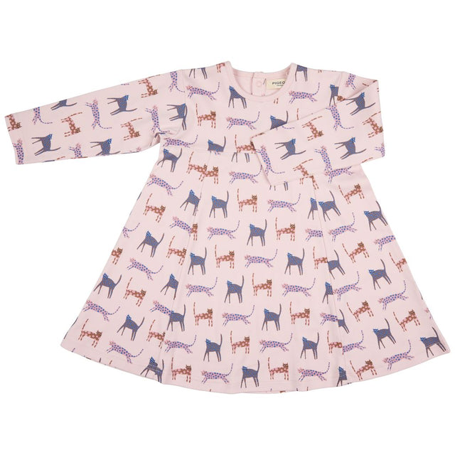 Skater Dress Pink Cats