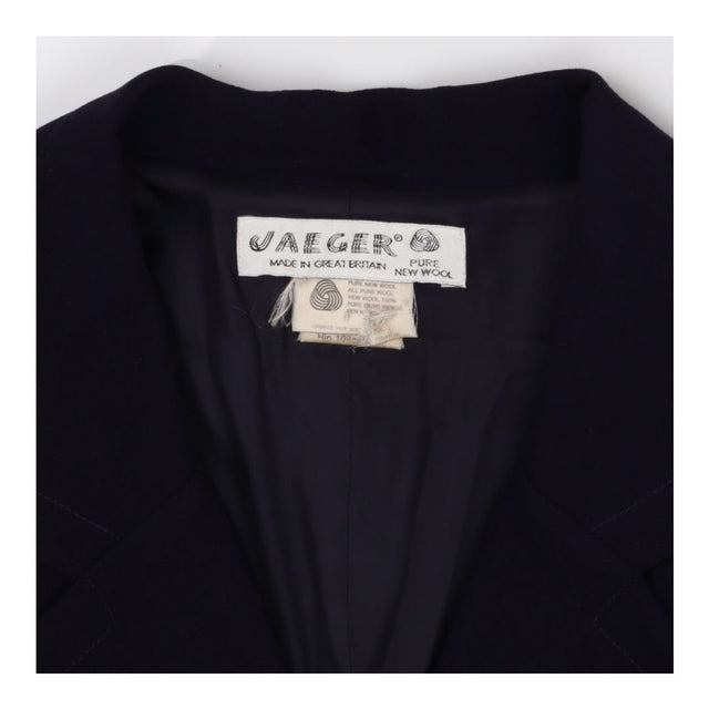 Vintage Double‑Breasted Blazer Dress – Navy, Gold