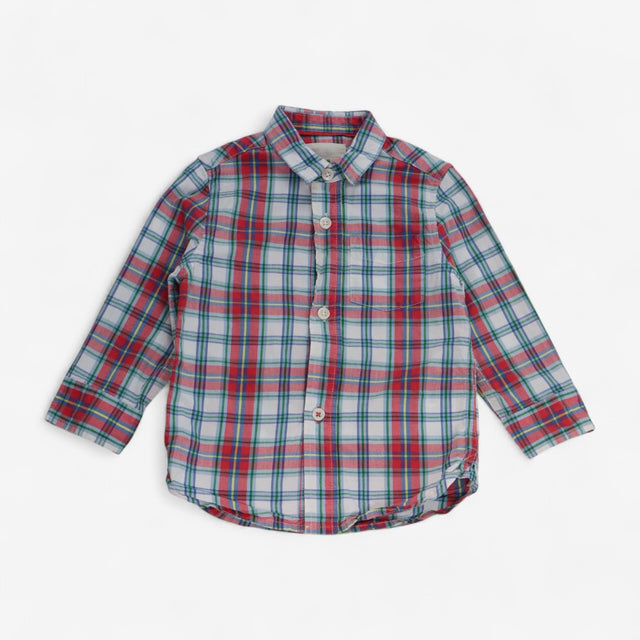 Shirt Woven red Check