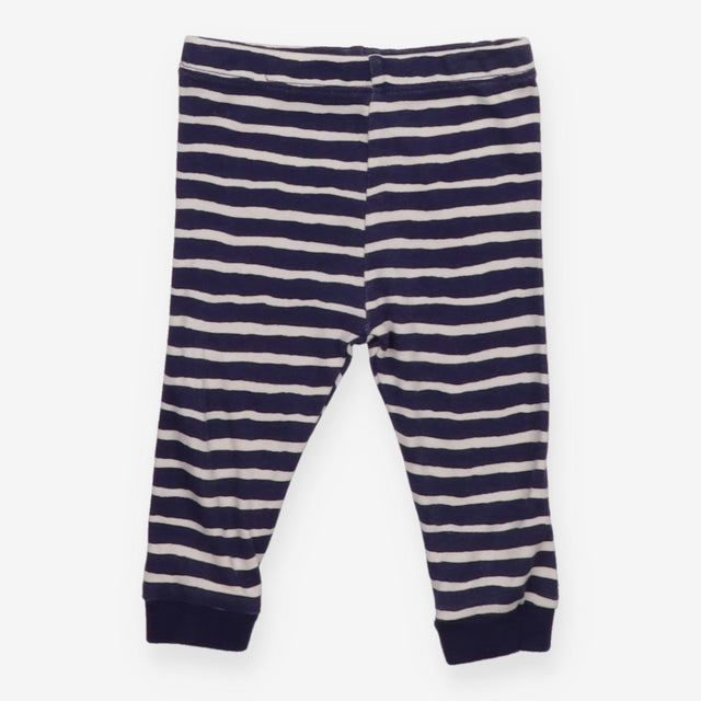 Striped Leggings blue white