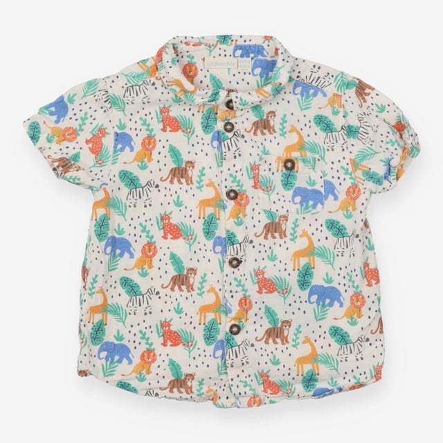 Short Sleeve Safari Animal Shirt