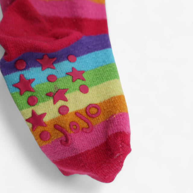 Tights pink rainbow stripe