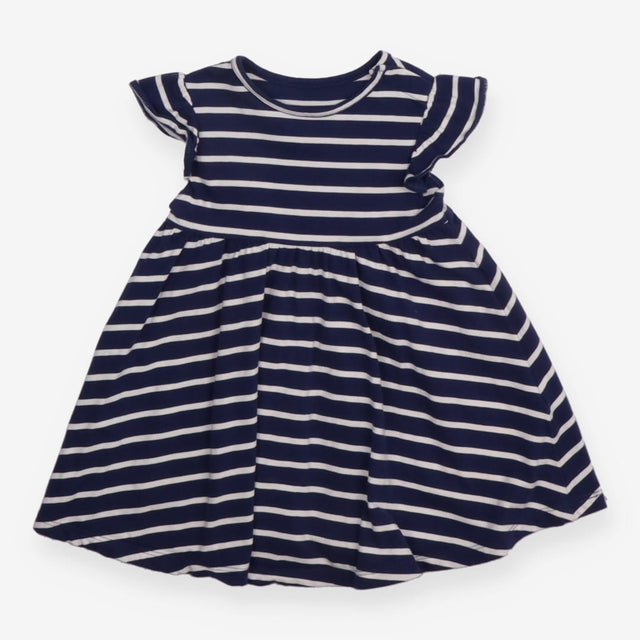 Blue Striped Dress