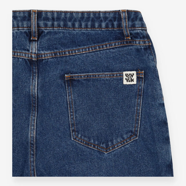 Dark blue straight let jeans W32