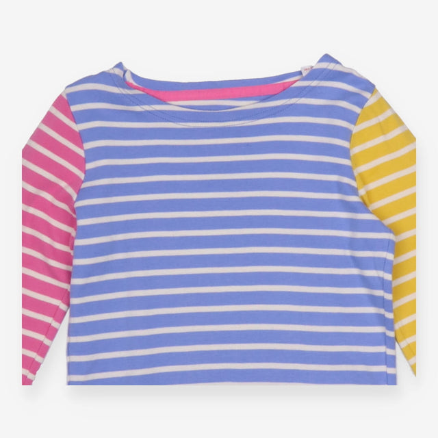 Multicoloured stripe LS t-shirt