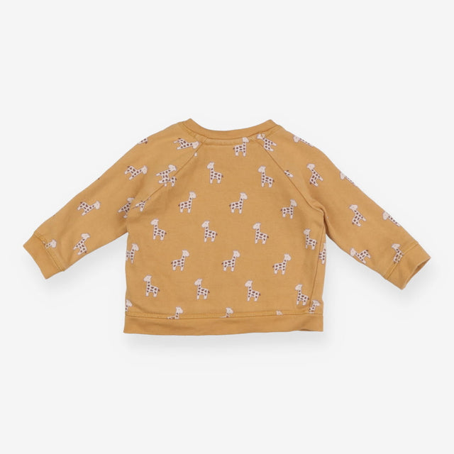 Sweatshirt Jersey mustard Giraffe Print
