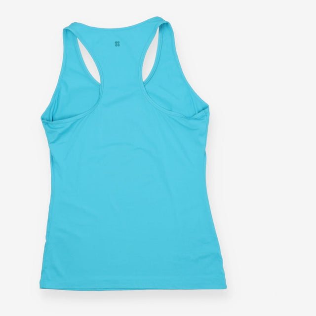 Workout vest aqua