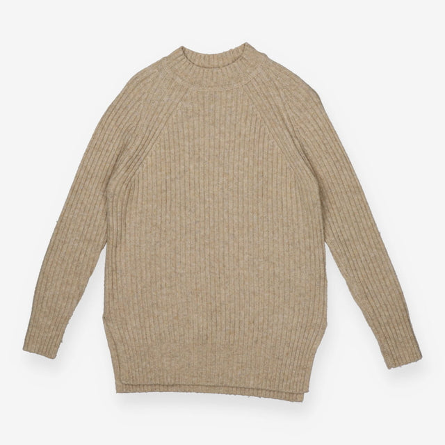 Sweater cream ribbed marl
