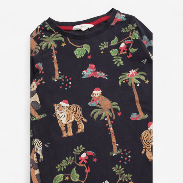 Festive Jungle Animal Pyjamas