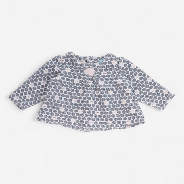 Tunic Grey Spots with Cats