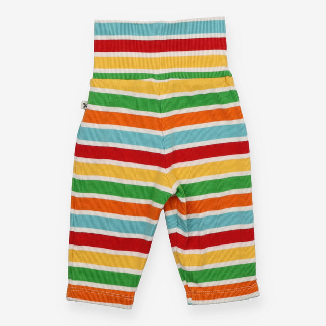 Rainbow Striped Ribbed Leggings