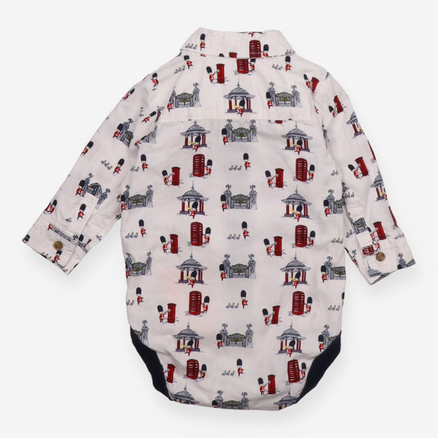 Shirt Bodysuit White London Scenes
