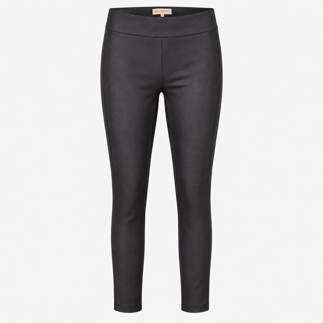 Leggings Black Slim Leg Wide Waistband