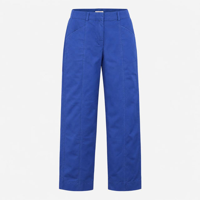 Cobalt Royal Blue 86% Cotton 14% Hemp High Waist U