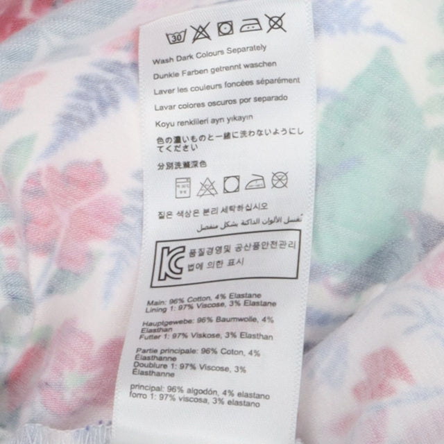 Riley Print Wrap Midi Dress Short Sleeve