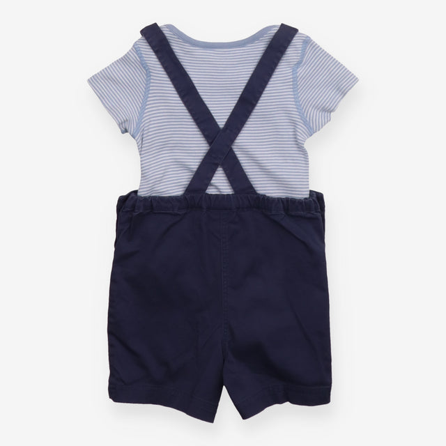 Crab Dungarees with Bodysuit