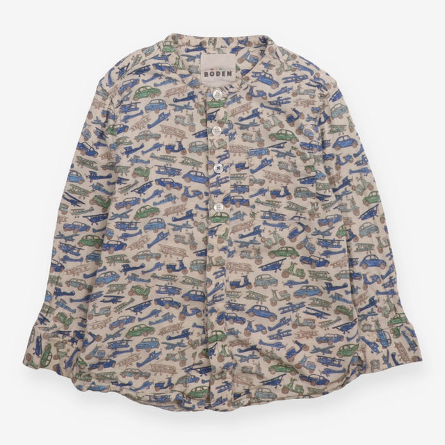Grandad Shirt Cream Vehicle Appliques