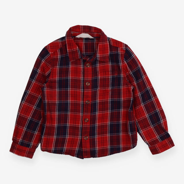 Tartan Red and Navy Shirt