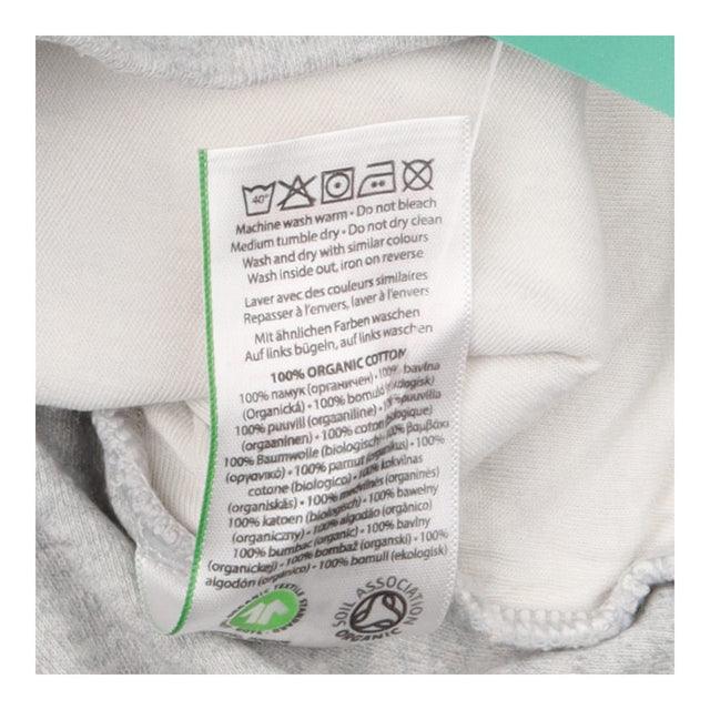 T-Shirt Grey Happy Snail Applique