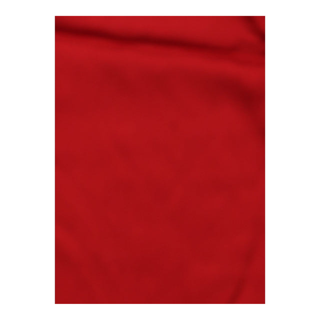 Dress Red Sleeveless Scoop Neck Midi