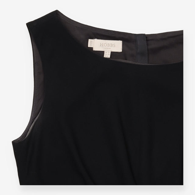 Hobbs London Black Sleeveless Shift Dress