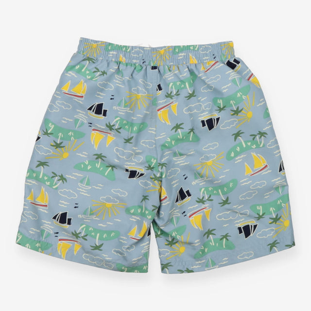 Swim Shorts Blue Sailing Island