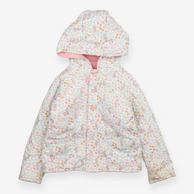 Coat pink cord mice jersey rabbits reversible
