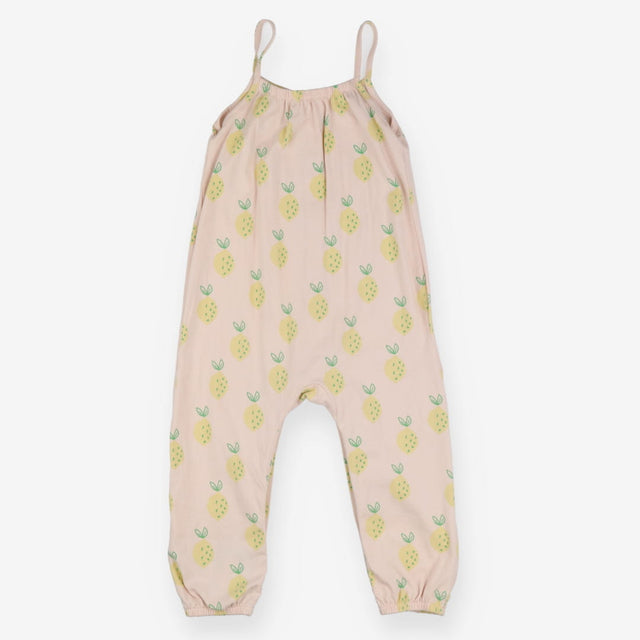 Romper peach with lemons