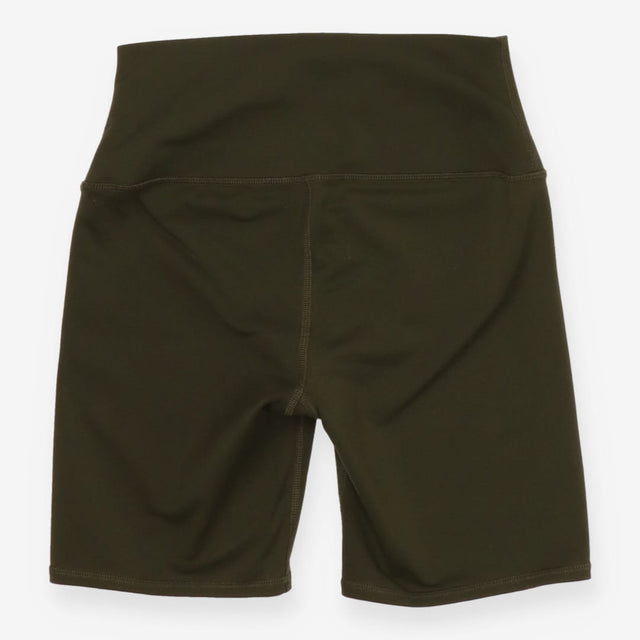Green Exercise Shorts Khaki Green