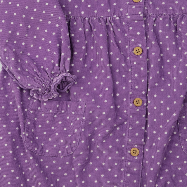 Dress Cord Purple Polkadot