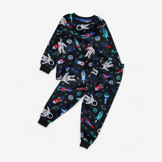 Pyjamas velour grey space