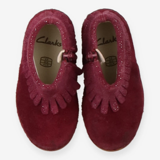 Boots Plum with Sparkle Frill
