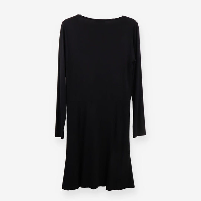 Baukjen Black Viscose Midi Dress