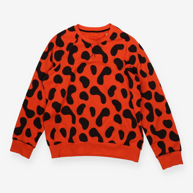 Spot the leopard jersey sweater