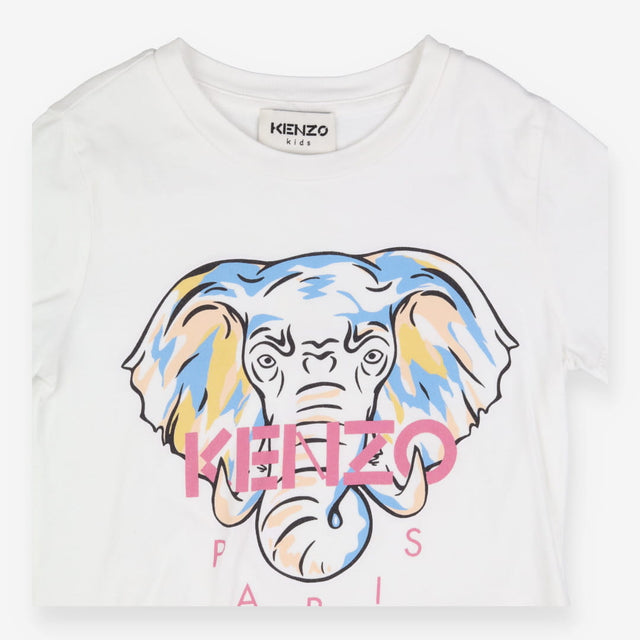 T-Shirt White Elephant - Kenzo