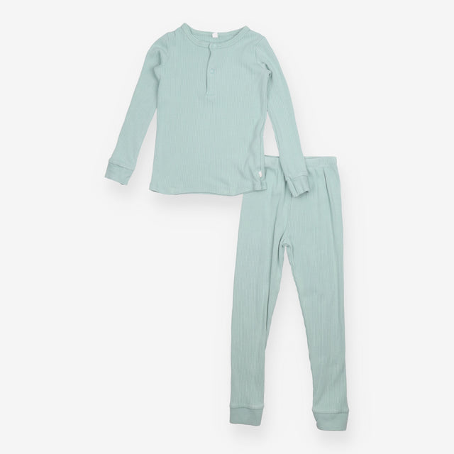 Green Ribbed Pyjamas