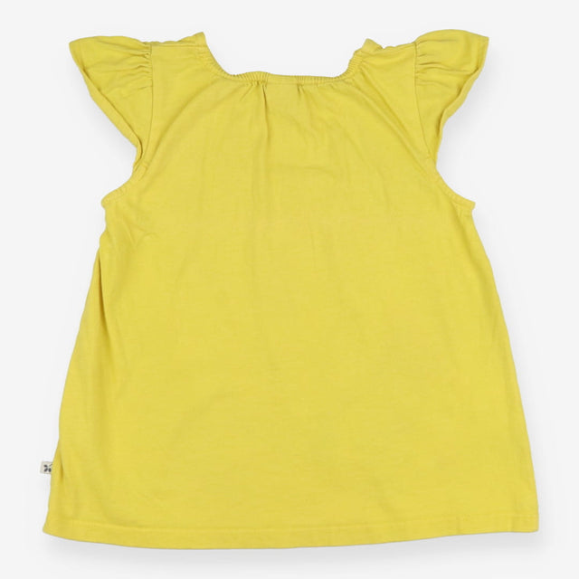 Frill Sleeve Top yellow mermaid