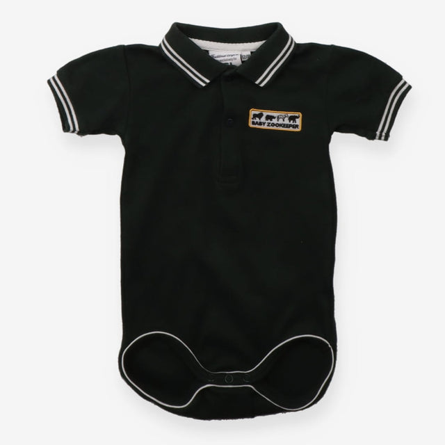 Green Collared Baby Zookeeper Bodysuit - ZSL