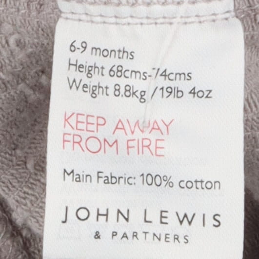 Pinafore grey cord penguin