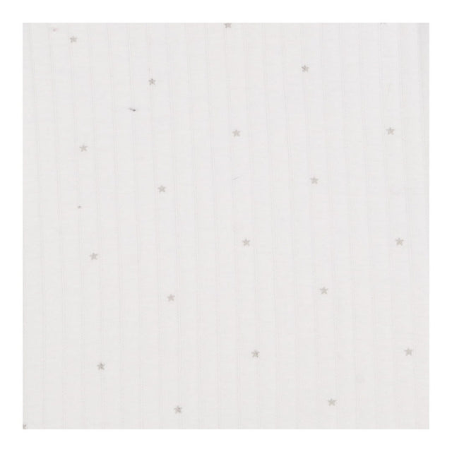 Sleeping bag white with grey stars