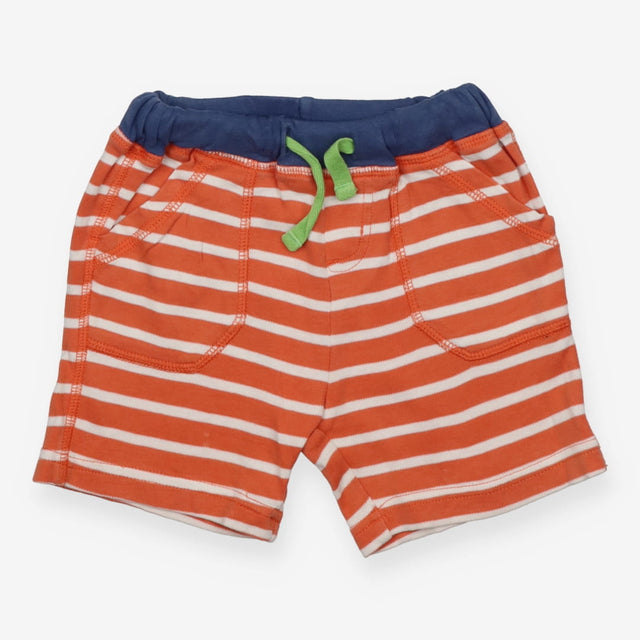 Shorts orange stripe frog pocket