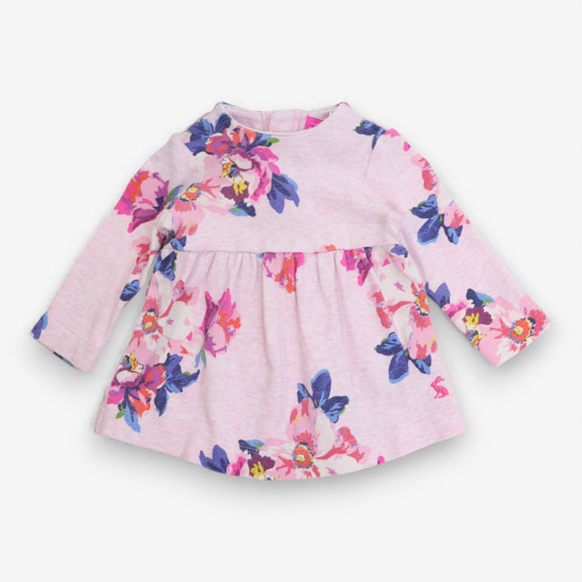 Dress Pink floral poppers