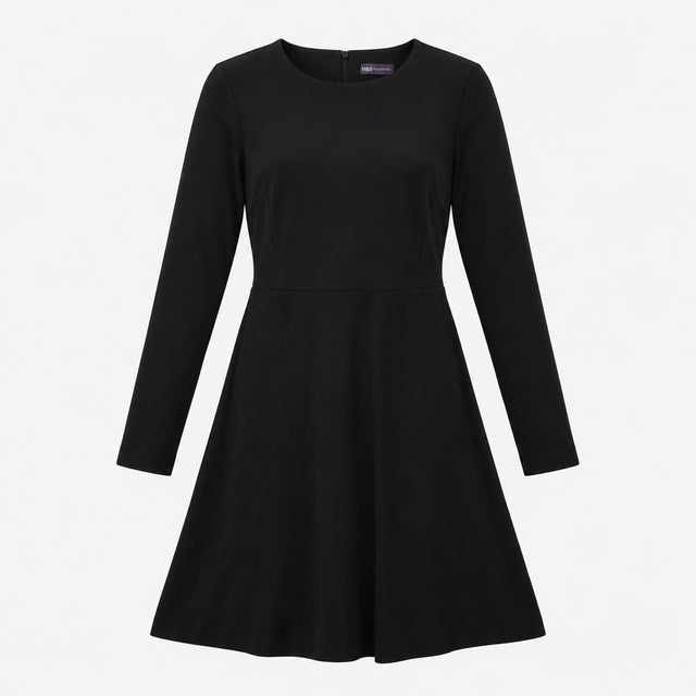 Classic Black Viscose Stretch Heavyweight Ponte Lo