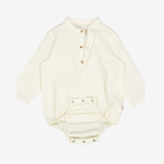 Eggshell Victor romper shirt