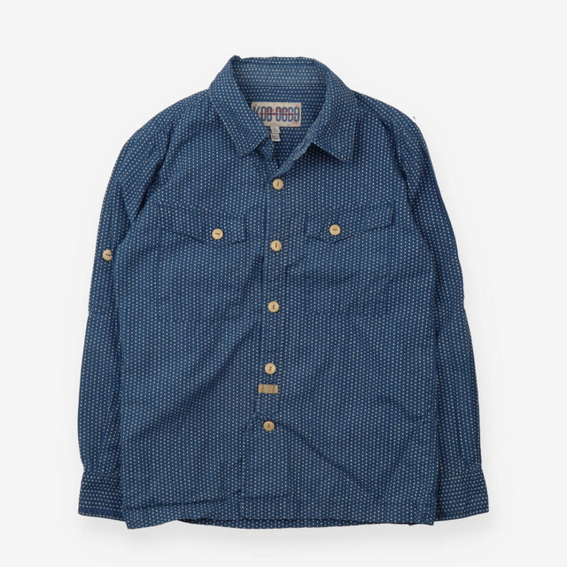 Blue Spotty Shirt