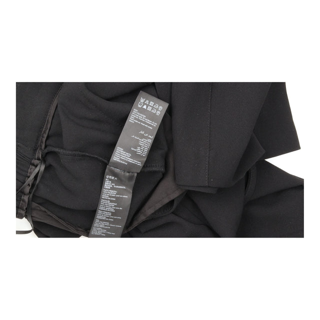 Trousers Black Wide Leg Studded Pocket Drawstring